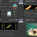 GUI of digital twin system (i-SAS) for a model ship