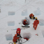 Field observation of the Antarctic Observatory Summer Corps where the students participated.